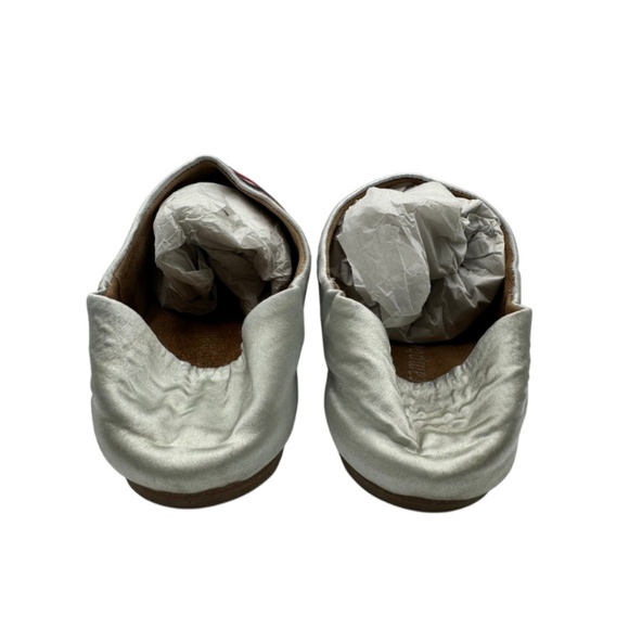 Sam Edelman Satin Embroidered Vijay Mules Slip-On Flats, Grey/Red/Blue, 8M - Picture 7 of 9